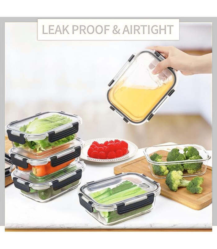Glass Meal Prep Boxes